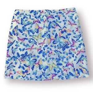 Talbots Butterfly Mini Skirt Size 16P